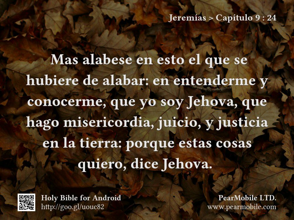 Jeremías, Capítulo 9:24